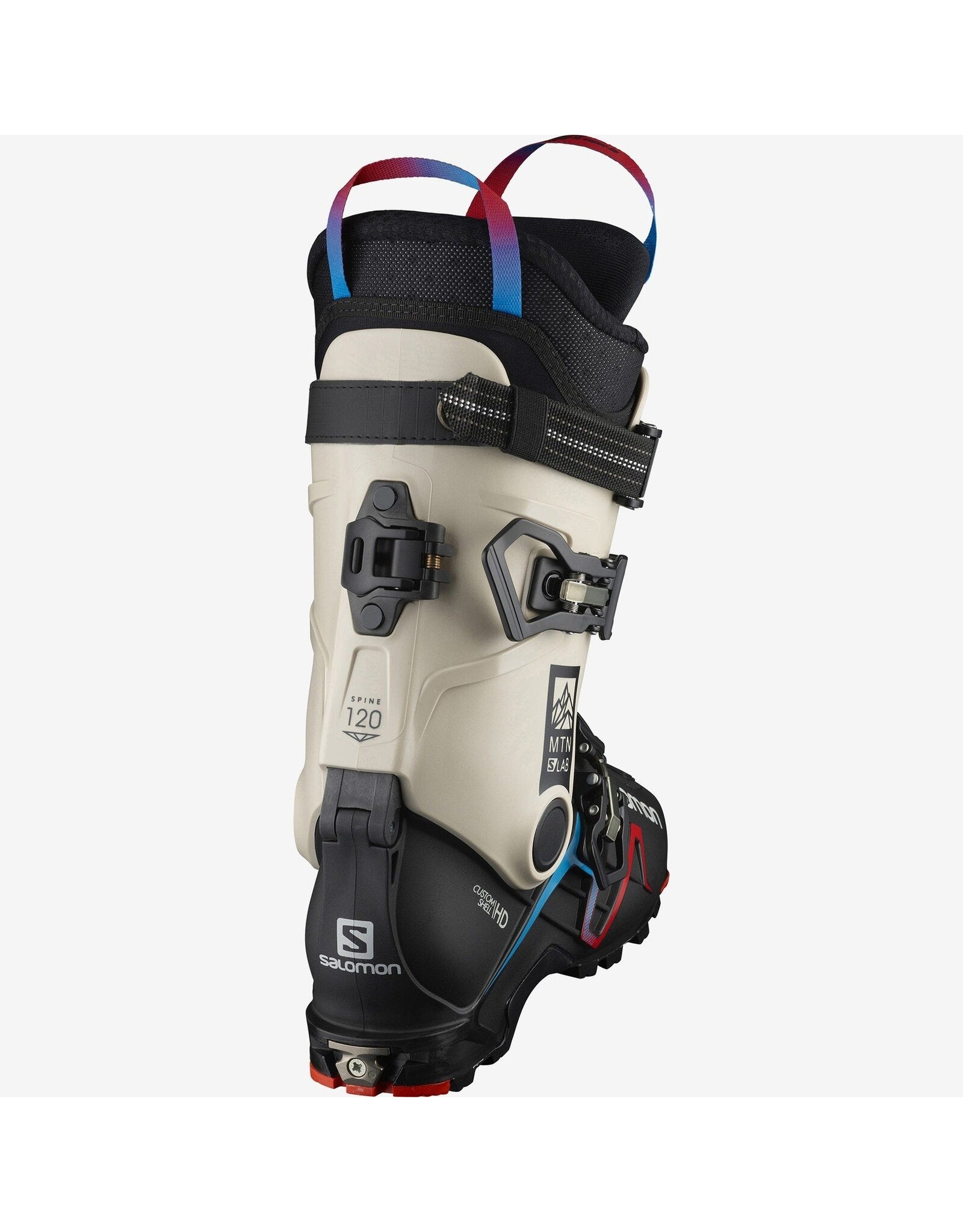 SALOMON MEN S/LAB MTN BLACK/RAINY DAY SKI BOOT