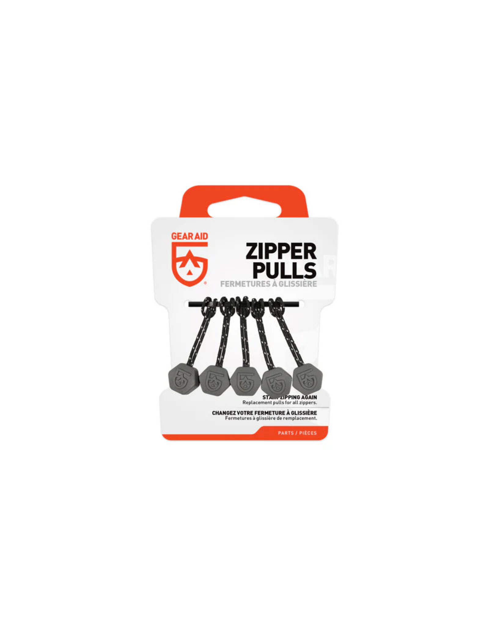 GEAR AID ZIPPERPULL 5PK