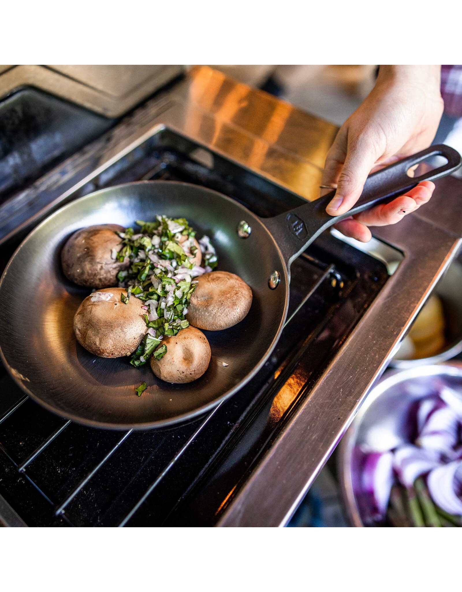 GSI OUTDOORS GUIDECAST FRYING PAN 10"