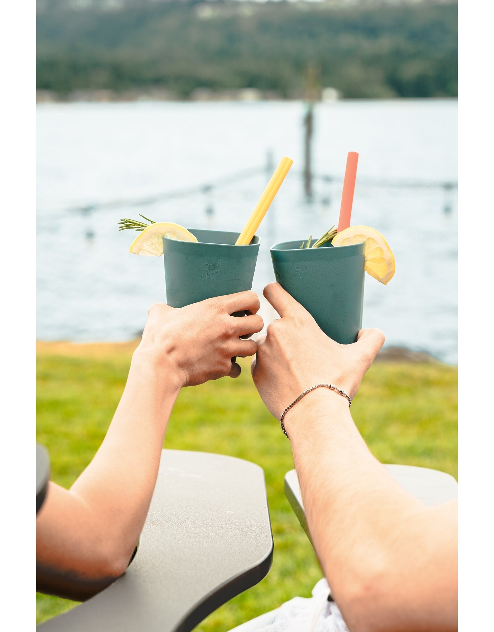 COGHLAN'S SILICONE STRAWS - 4 PK
