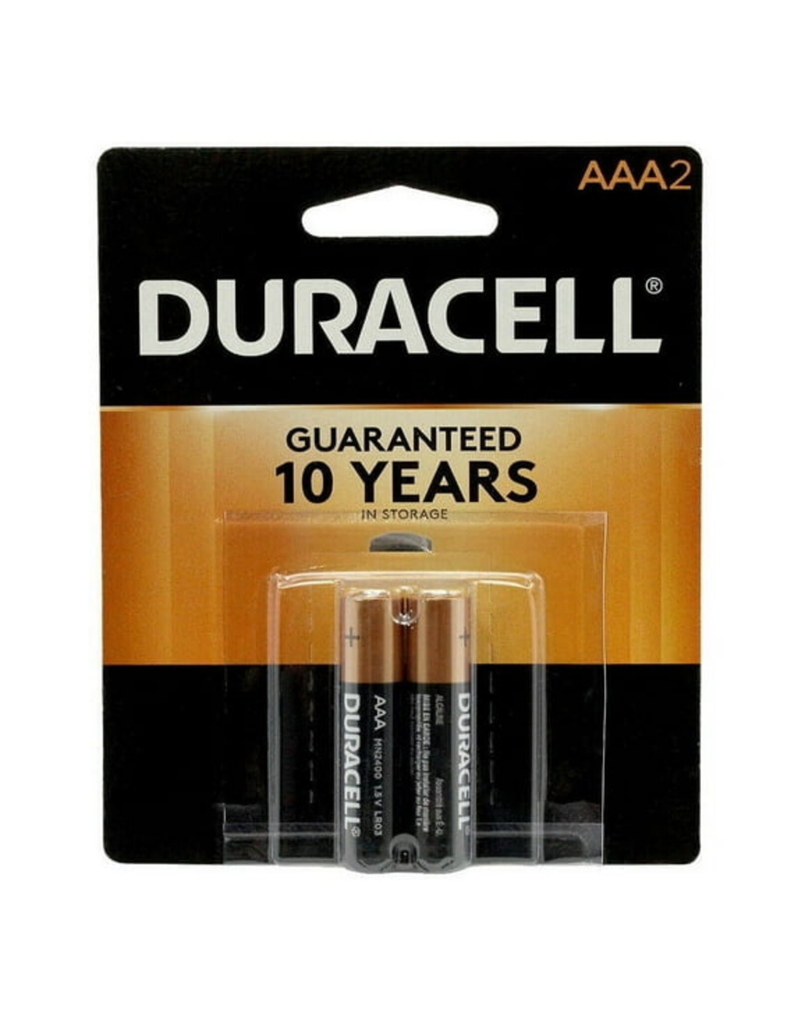 BATTERY DURACELL AAA 2PK