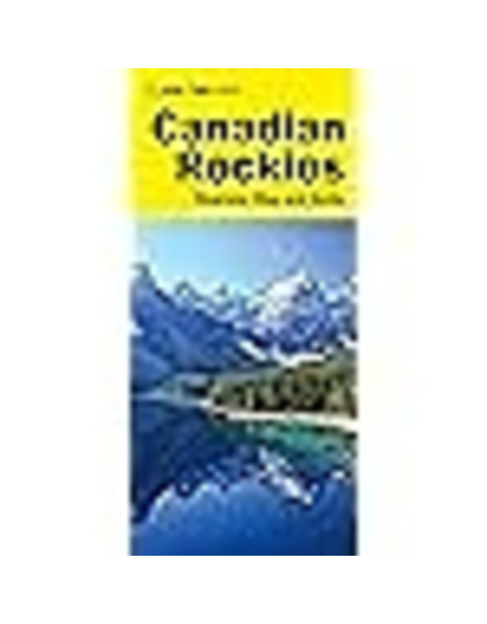 GEM TREK PUBLISHING CANADIAN ROCKIES MAP