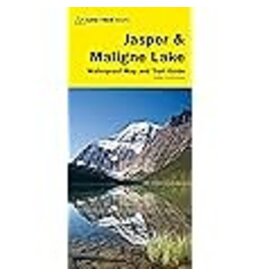 GEM TREK PUBLISHING JASPER & MALIGNE LAKE MAP