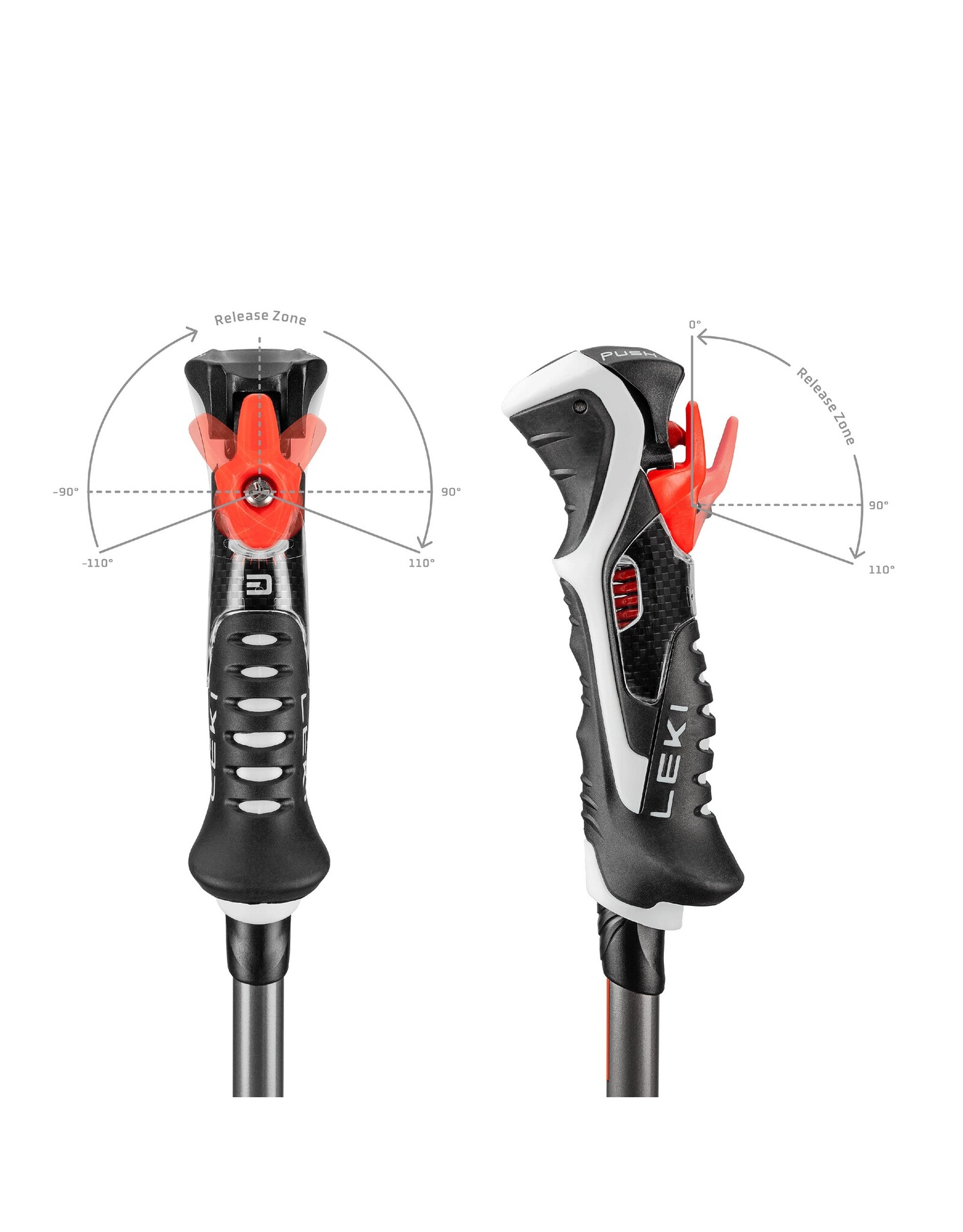 LEKI CARBON 14 3D SKI POLE