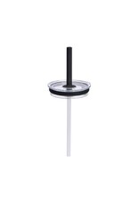 Hydro Flask MEDIUM PRESS-IN TUMBLER STRAW LID CLEAR/BLACK