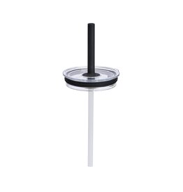Hydro Flask MEDIUM PRESS-IN TUMBLER STRAW LID CLEAR/BLACK