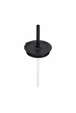 Hydro Flask MEDIUM PRESS-IN TUMBLER STRAW LID CLEAR/BLACK