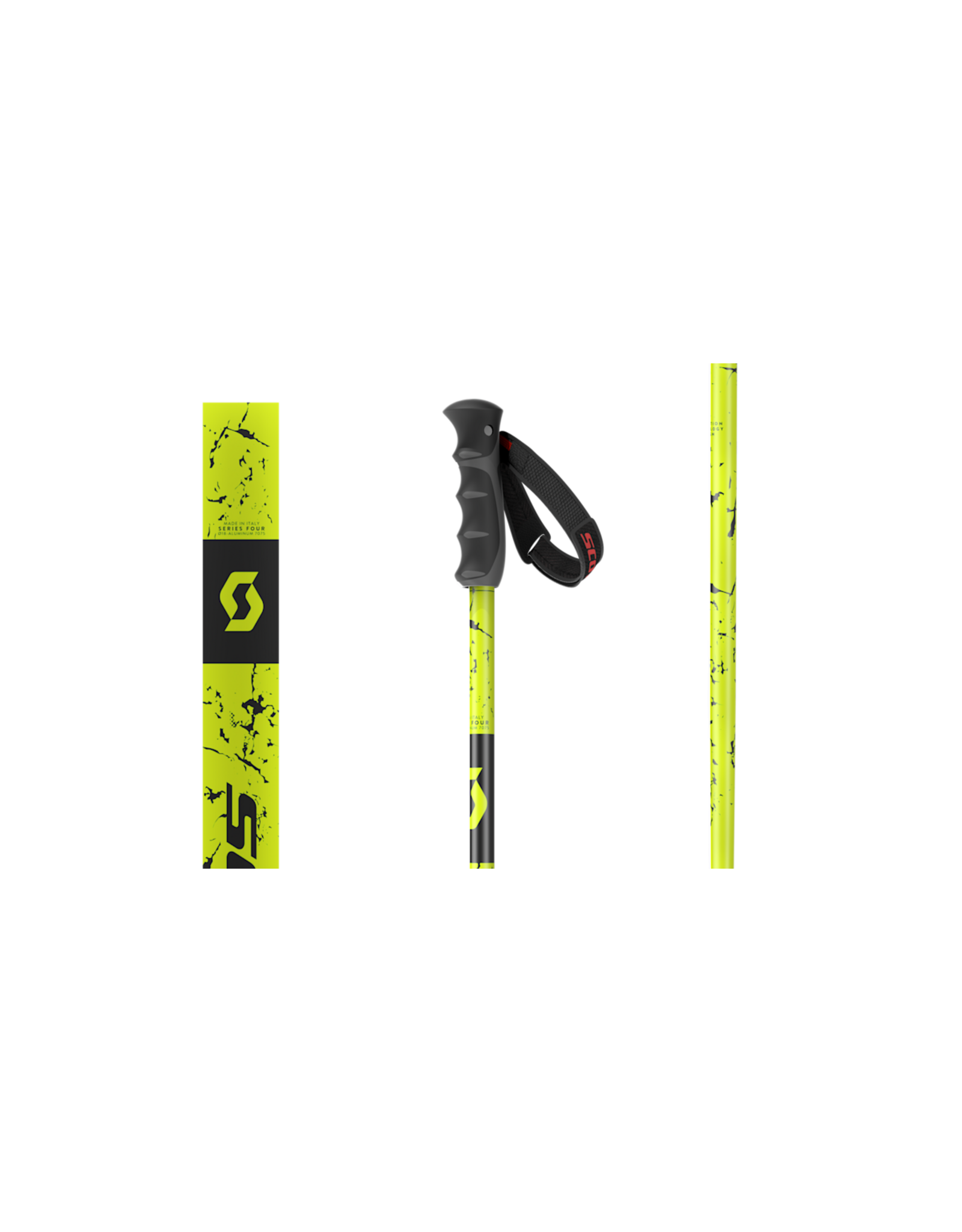SCOTT TEAM ISSUE SRS FLURO  SKI POLE