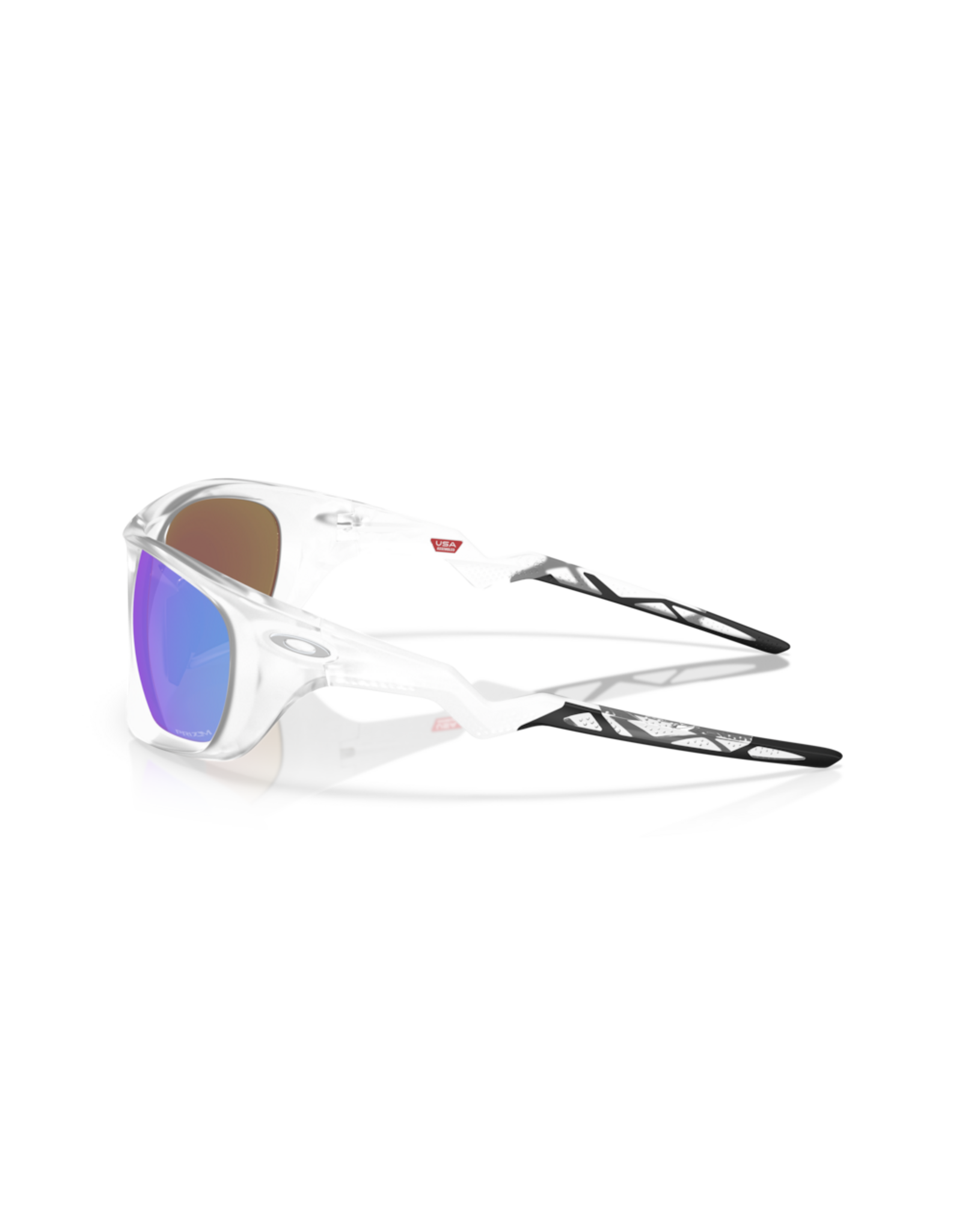 oakley LATERALIS MATTE CLEAR PRIZM SAPPHIRE SUNGLASSES