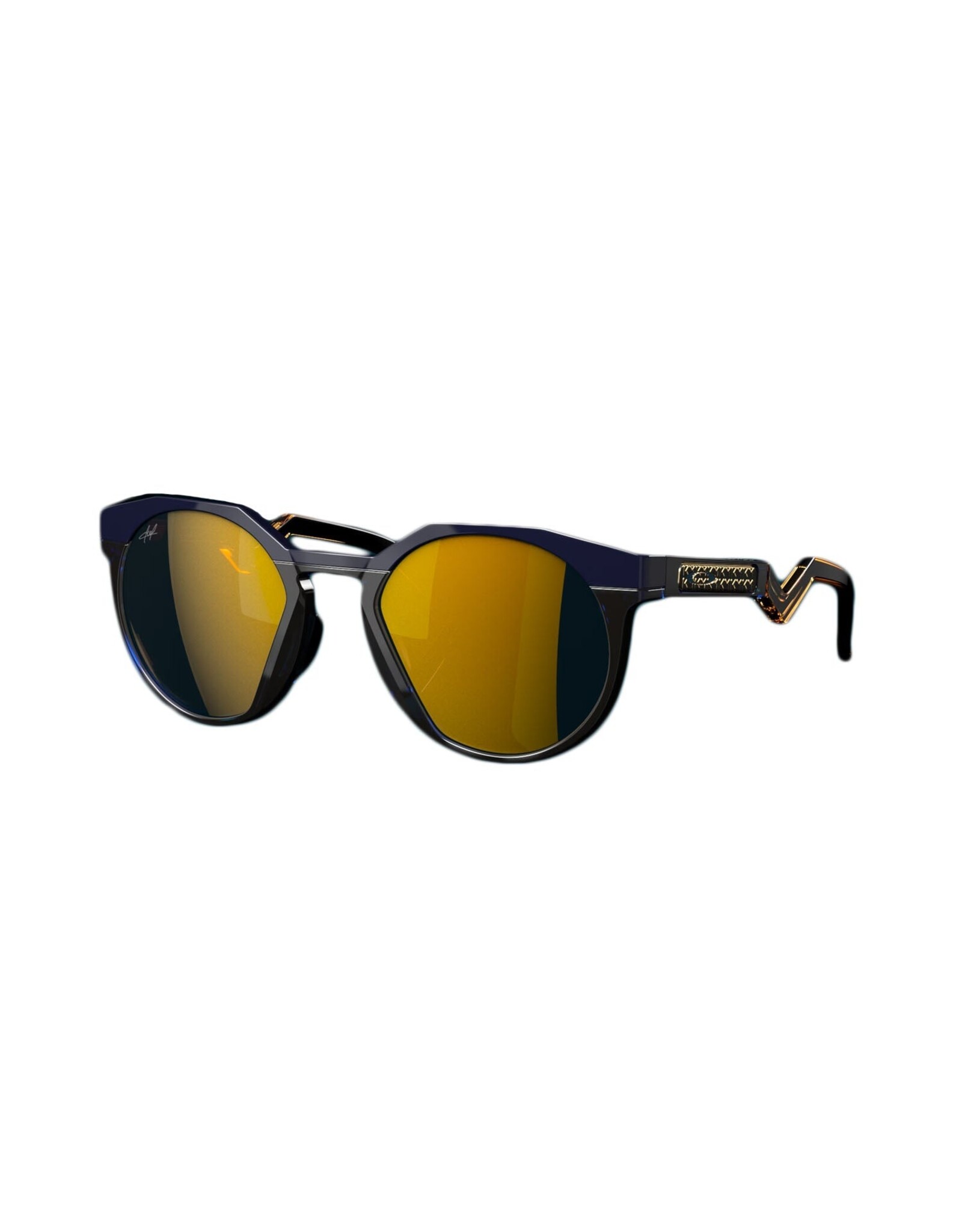 oakley HSTN NAVY/TRANS BLUE PRIZM 24K POLAR SUNGLASS