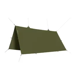 SQUARE TARP  RAINPROOF SHELTER DARK OLIVE