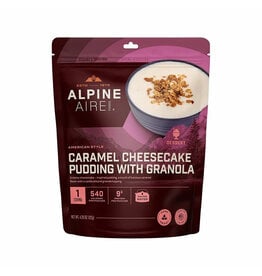 ALPINEAIRE CARAMEL CHEESECAKE PUDDING WITH GRANOLA