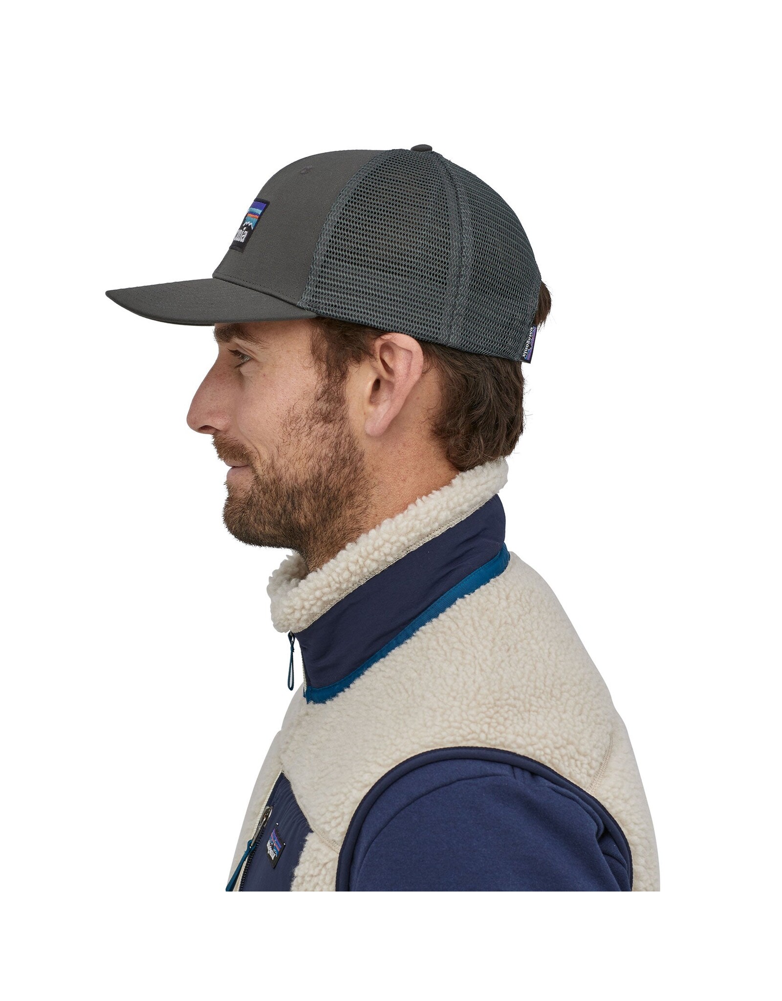 PATAGONIA P-6 LOGO TRUCKER HAT