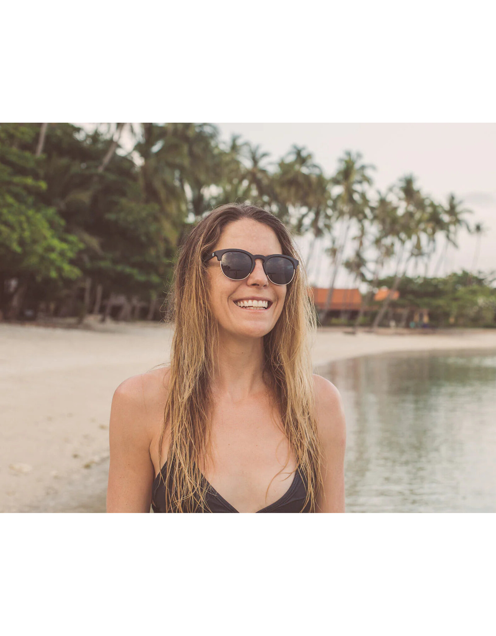 AVILA BLACK SLATE SUNGLASSES