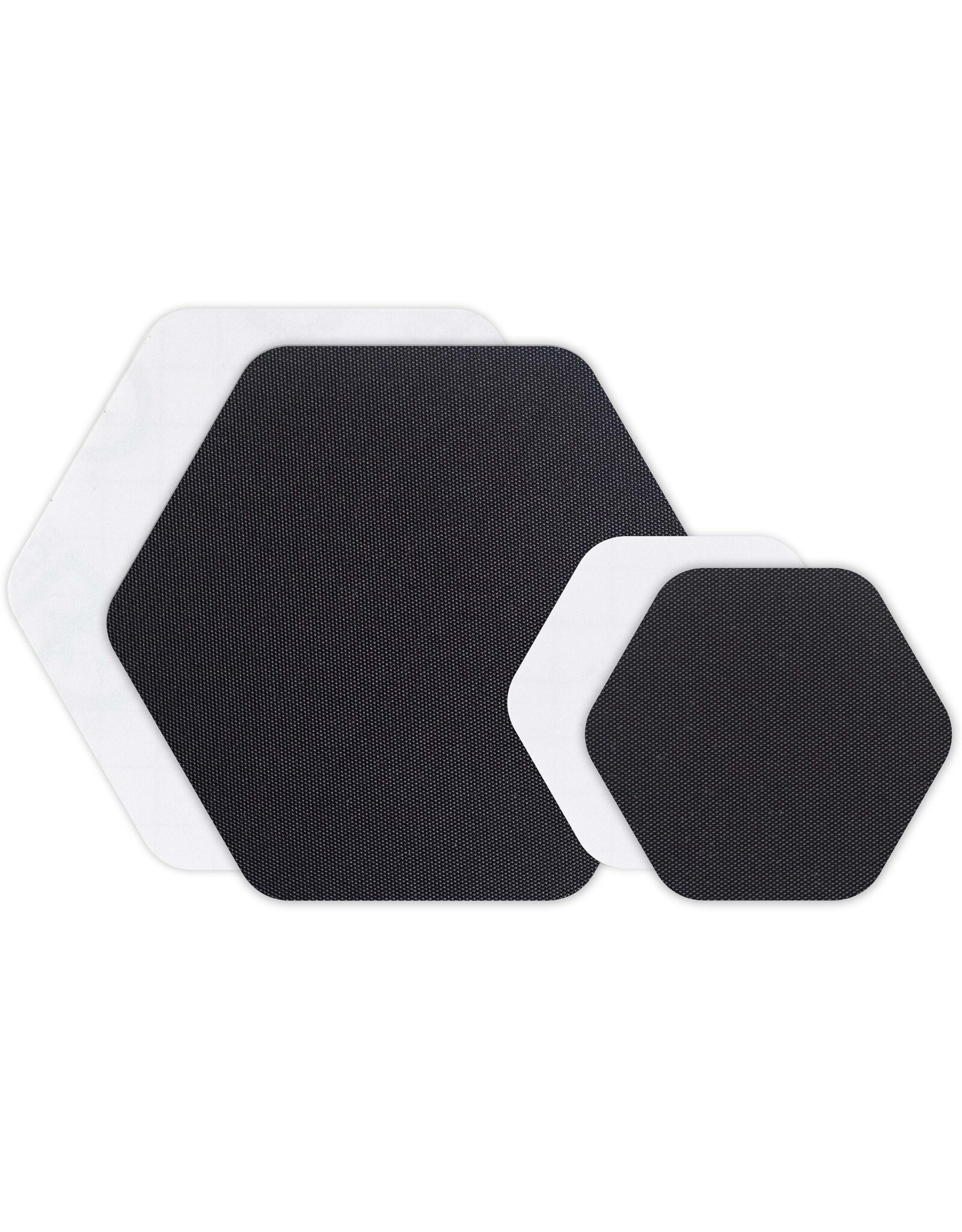 GEAR AID TENACIOUS TAPE PATCHES HEX BLACK