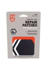 GEAR AID TENACIOUS TAPE PATCHES HEX BLACK
