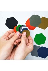 GEAR AID TENACIOUS TAPE PATCHES HEX BLACK