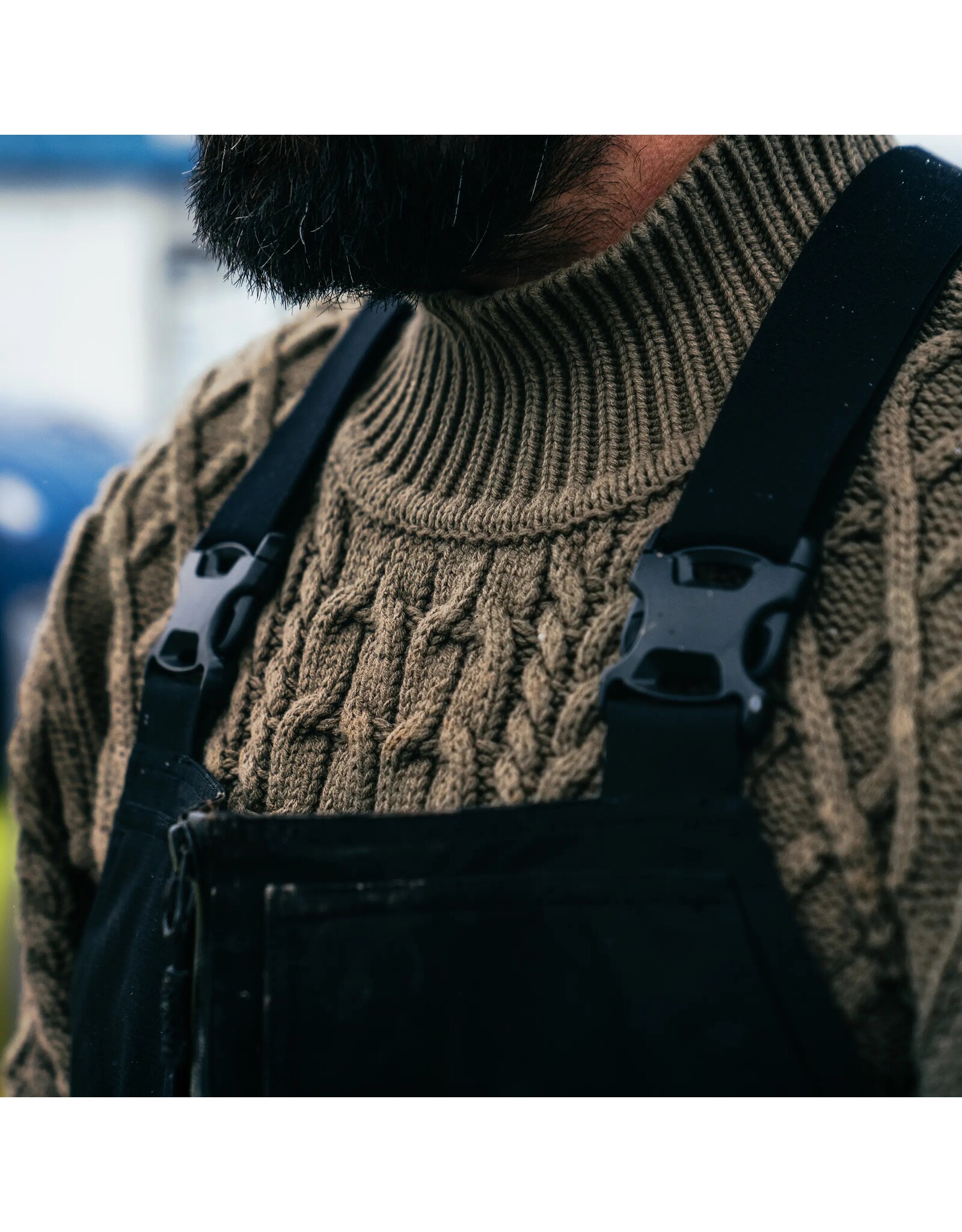 HOOKE MEN FISHERMAN SWEATER