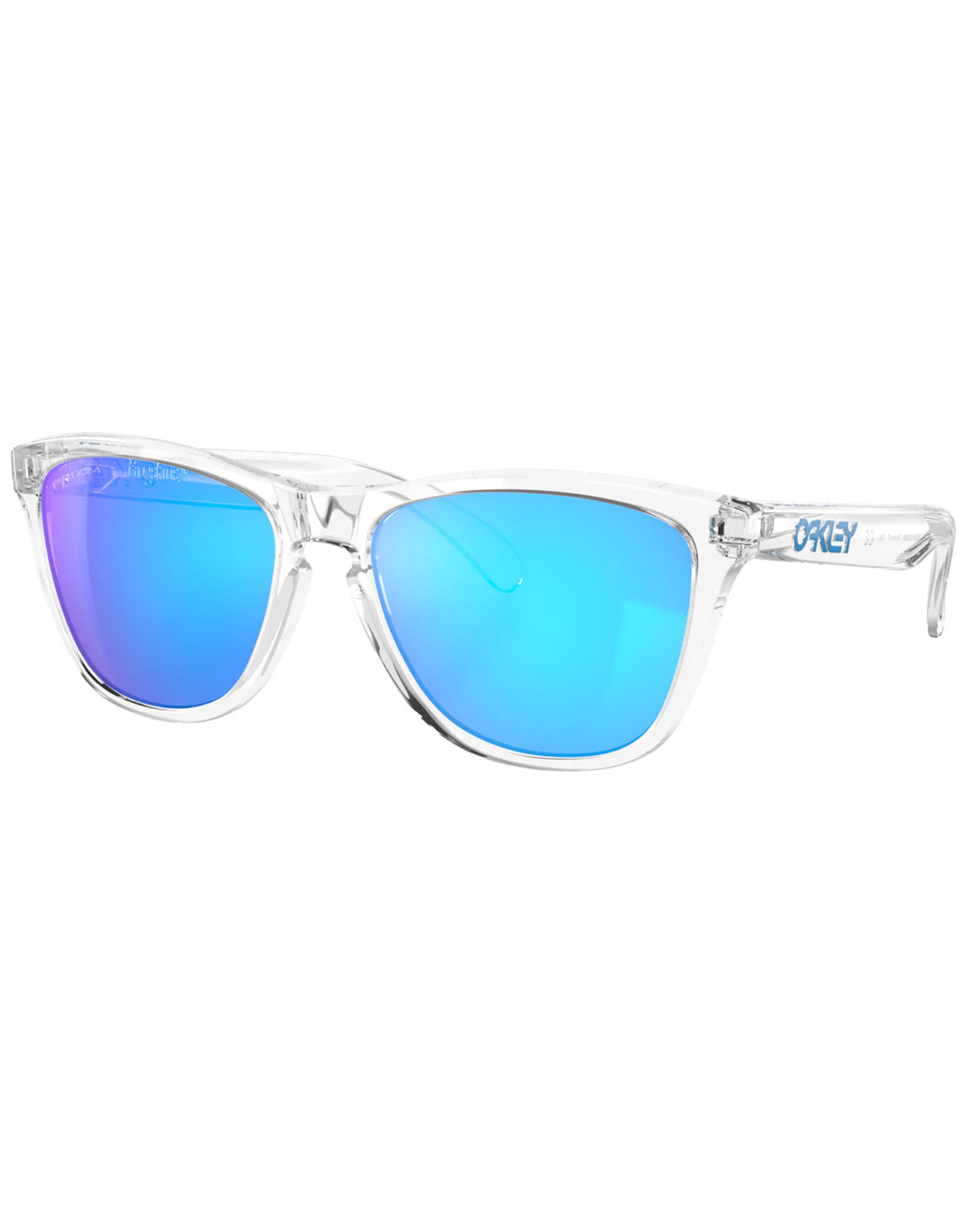 oakley FROGSKINS CRYSTAL CLEAR PRIZM SAPPHIRE