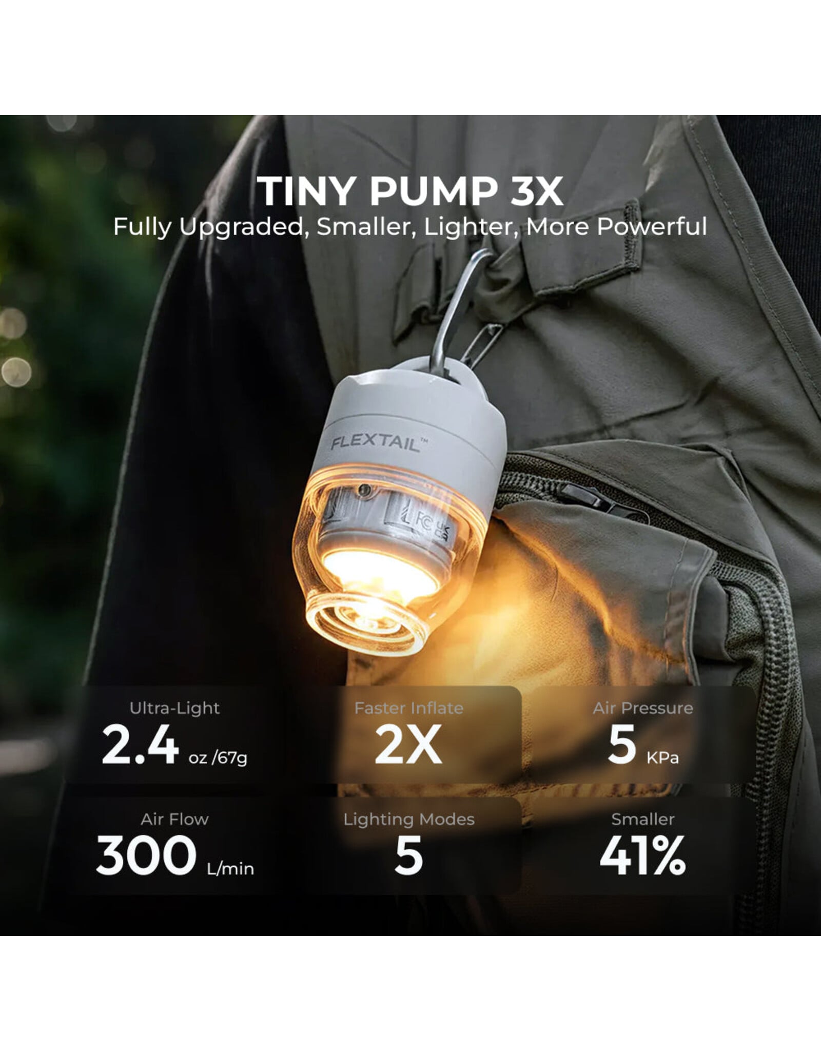 Flextail FLEXTAIL TINY PUMP 3X - WHITE