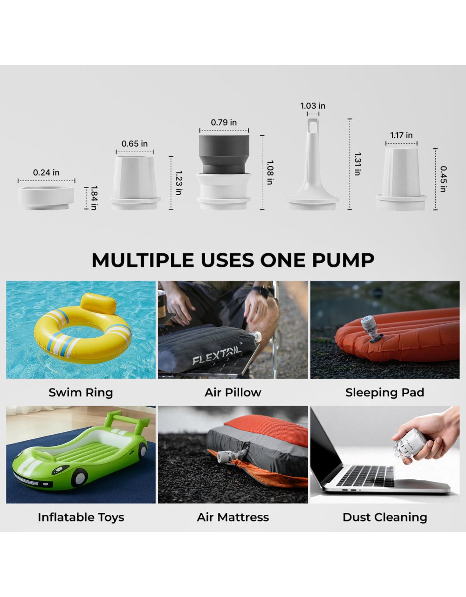 Flextail FLEXTAIL TINY PUMP 3X - WHITE