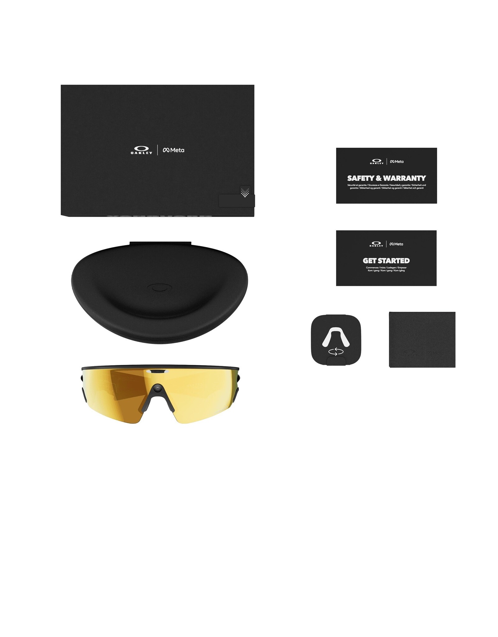 oakley VANGUARD META BLACK W/PRIZM 24K