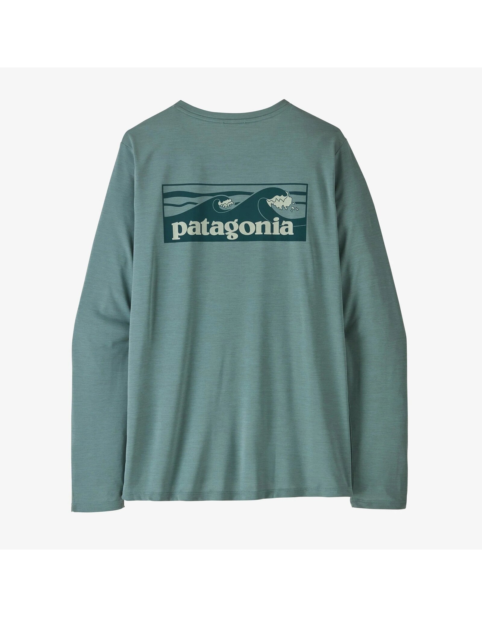 PATAGONIA WOMENS L/S CAP COOL DAILY SHIRT - BOARDSHORT LOGO