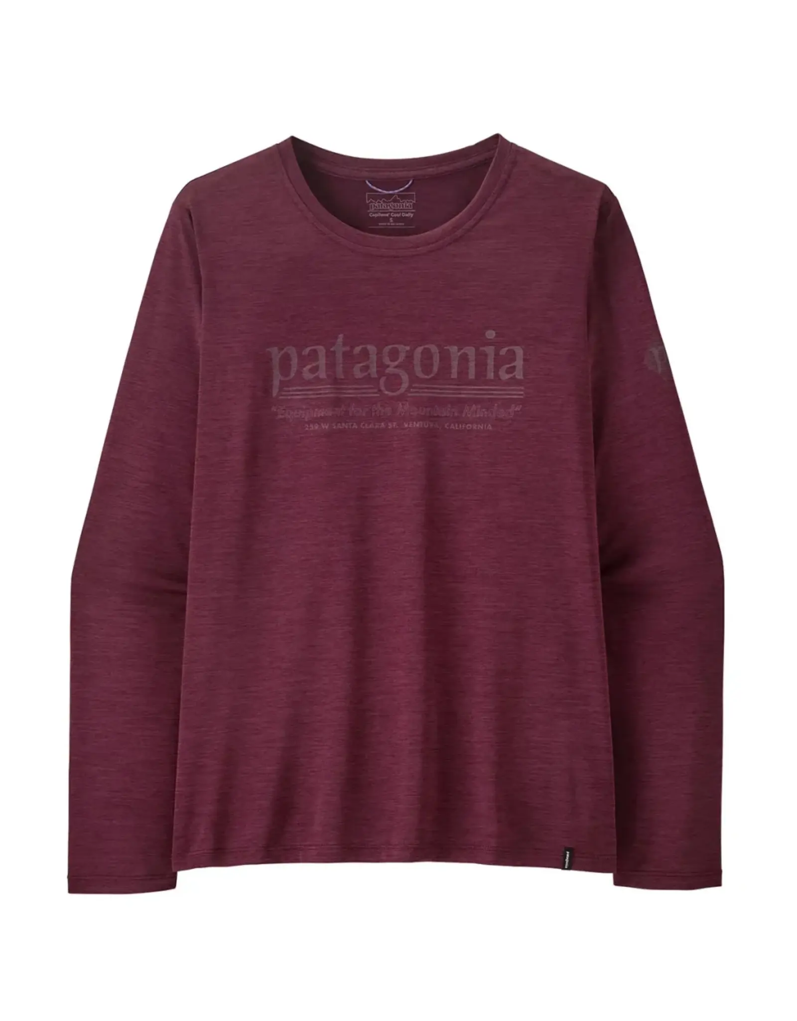 PATAGONIA WOMENS CAP COOL DAILY SHIRT - HUT TRIPPER