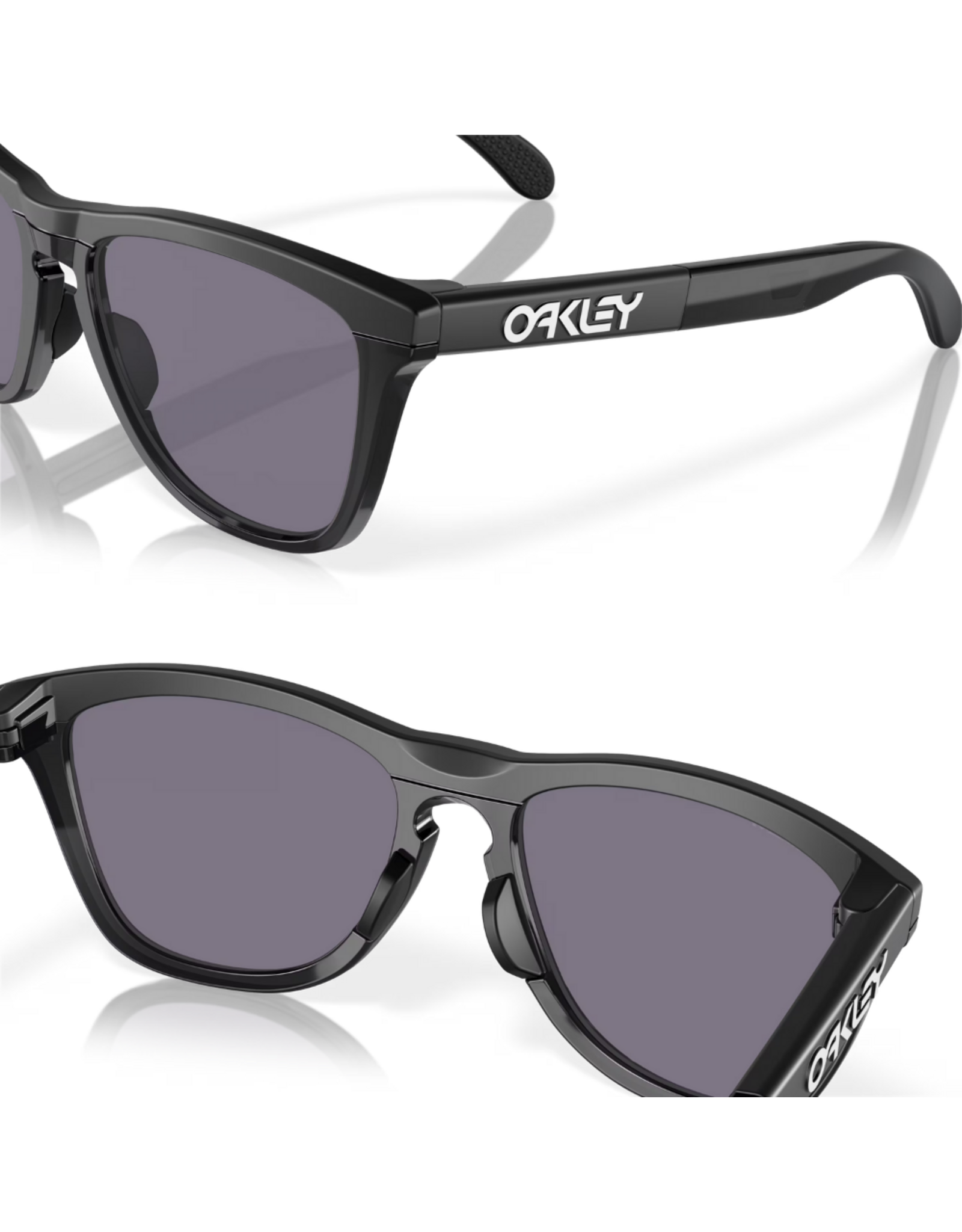 oakley FROGSKINS MATTE BLACK W/ GREY SUNGLASSES