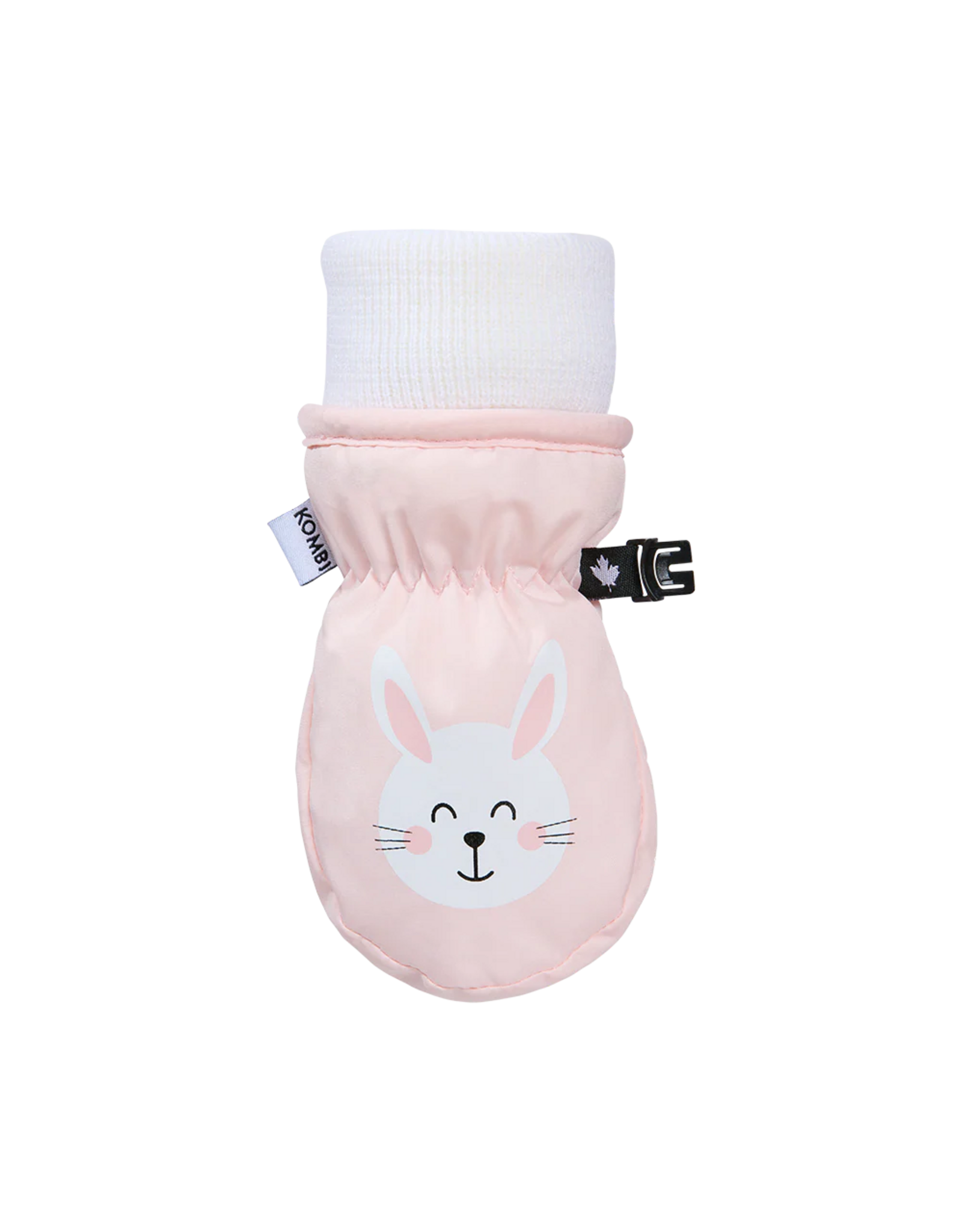 KOMBI THE BABY ANIMAL INFANT MITT-MISTY PINK