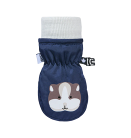 KOMBI THE BABY ANIMAL INFANT MITT-TRUE NAVY