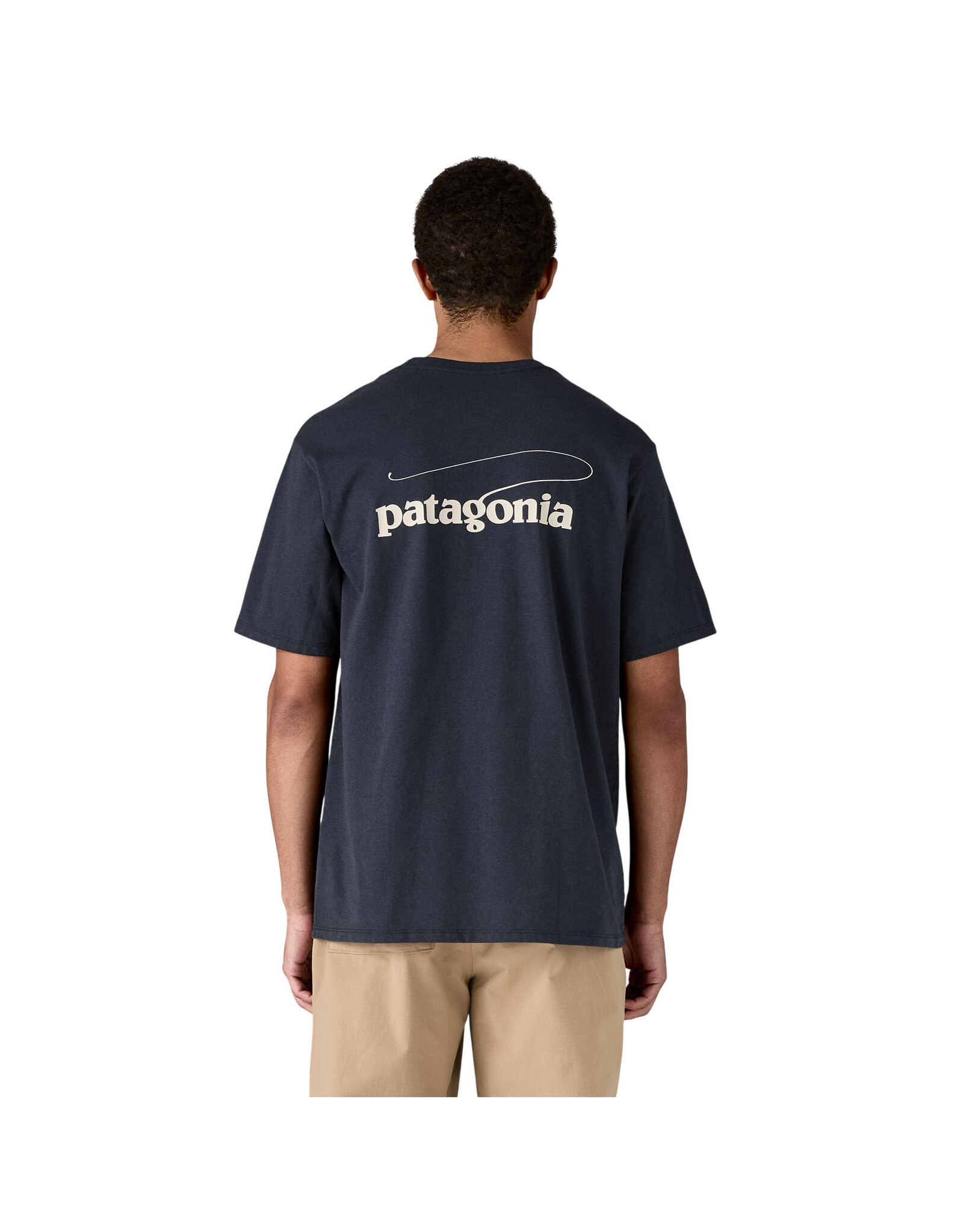 PATAGONIA MEN CASTING LOGO TEE