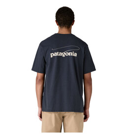 PATAGONIA MEN CASTING LOGO TEE