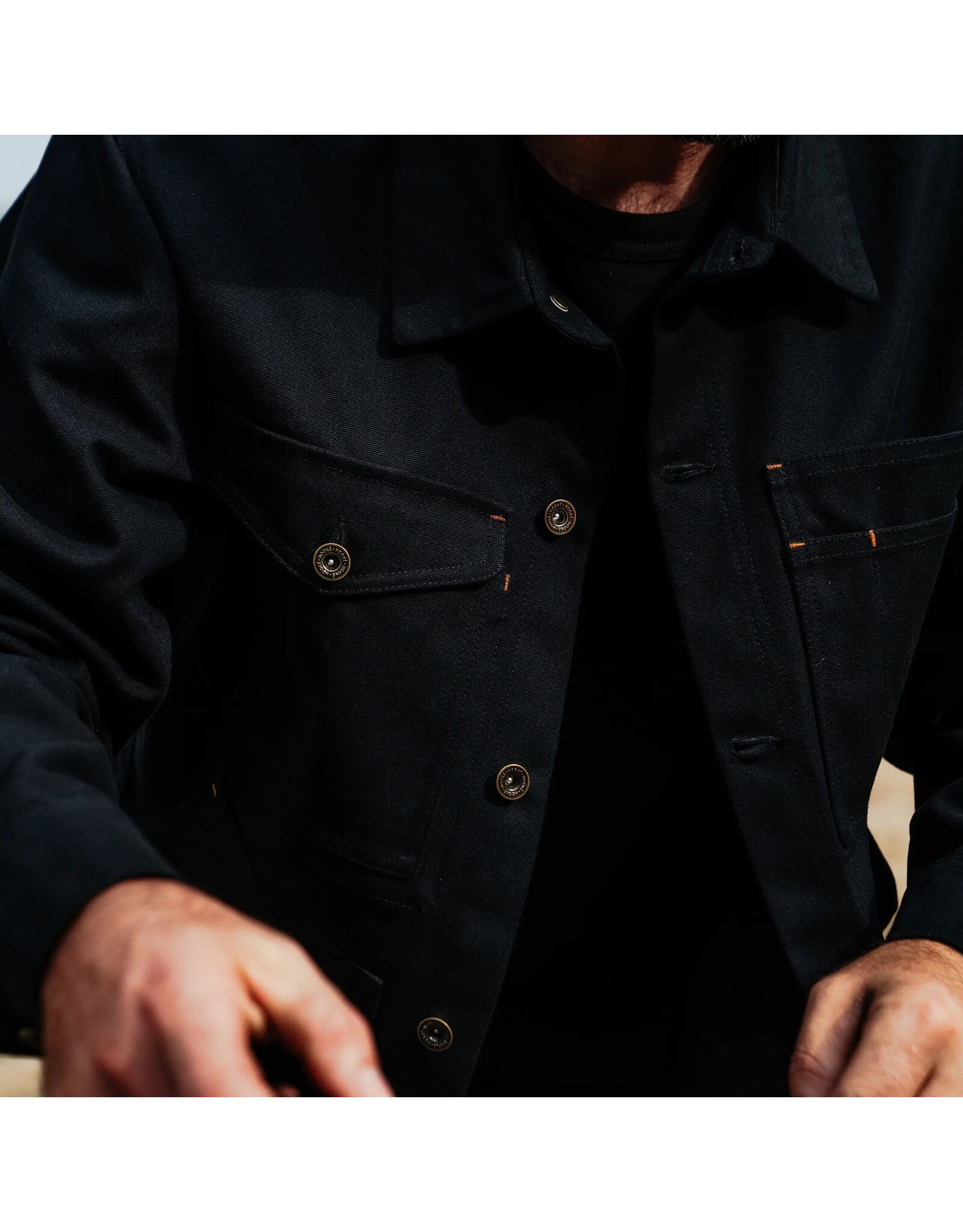 HOOKE MENS TRUCKER WORK JACKET