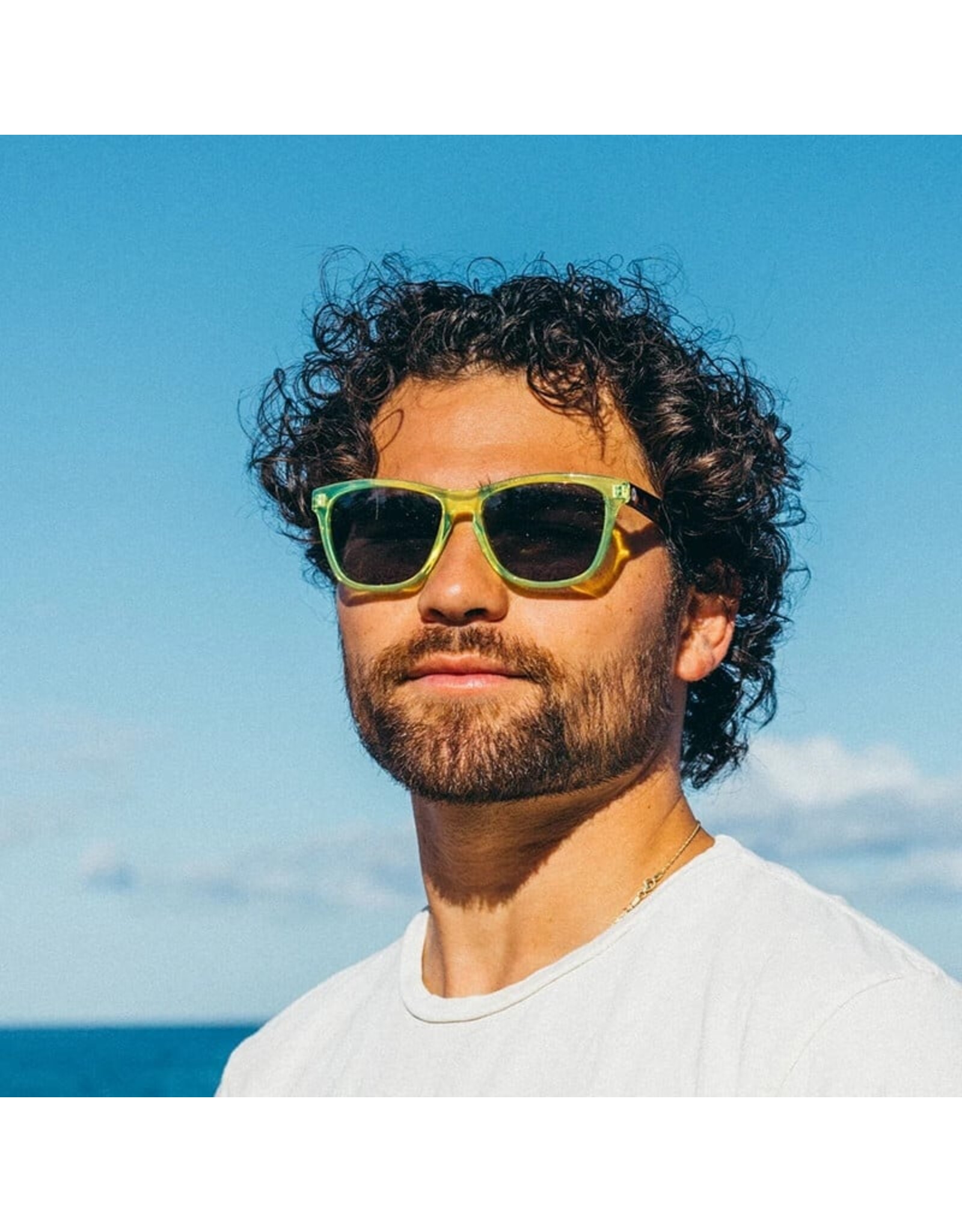 HEADLAND LIME SLATE SUNGLASSES