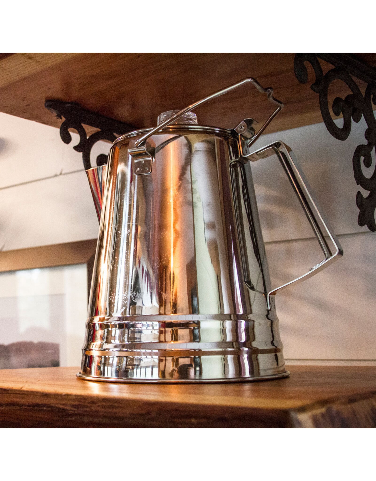 GSI OUTDOORS GLACIER STAINLESS 14 14 CUPS PERCOLATOR