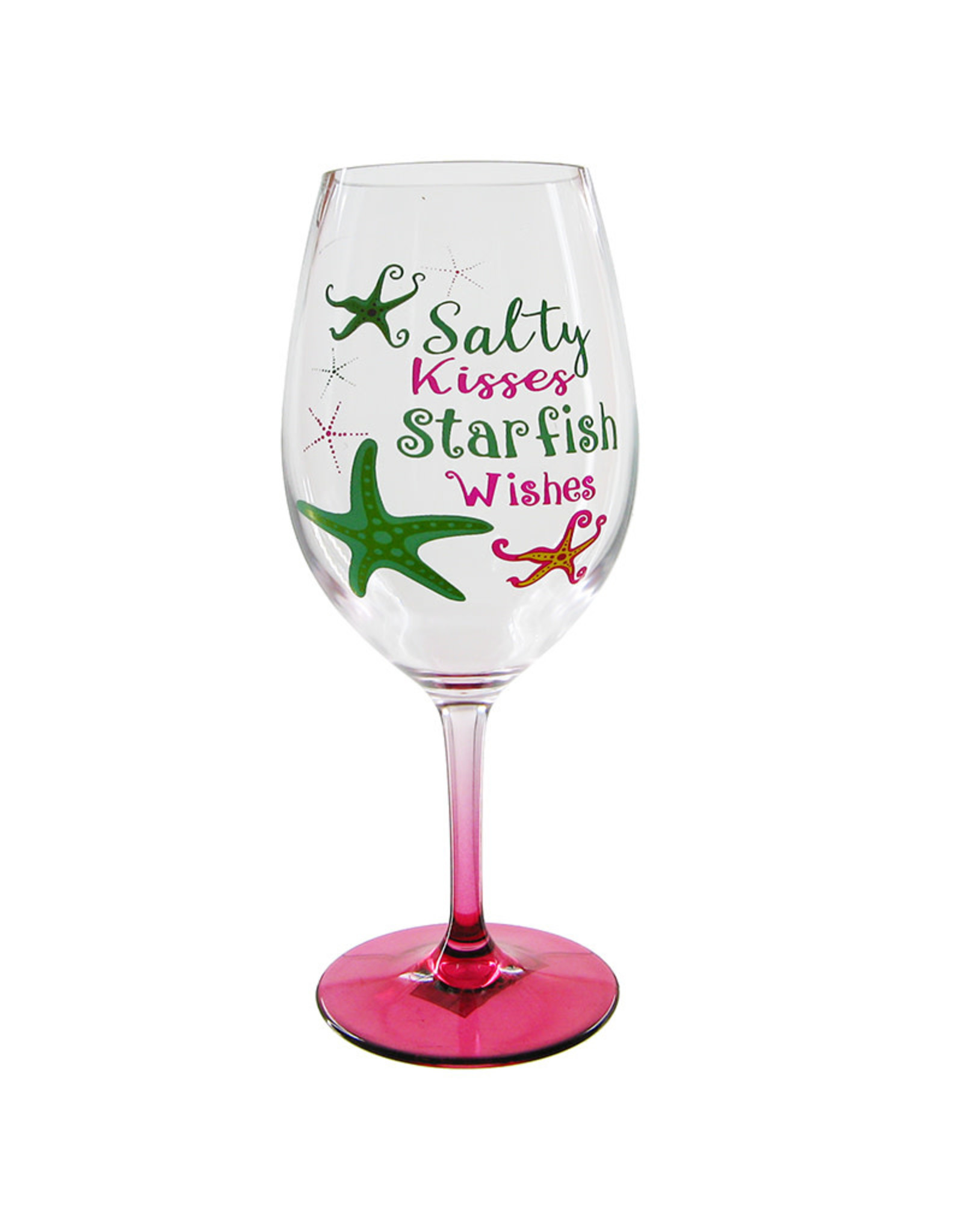 Wine Glass Salty Kisses