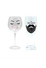 Wine- Beauty & Beard Drinking Set