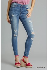Umgee USA Distressed Denim Jeans
