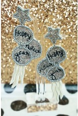 New Years Eve Beaded Earrings