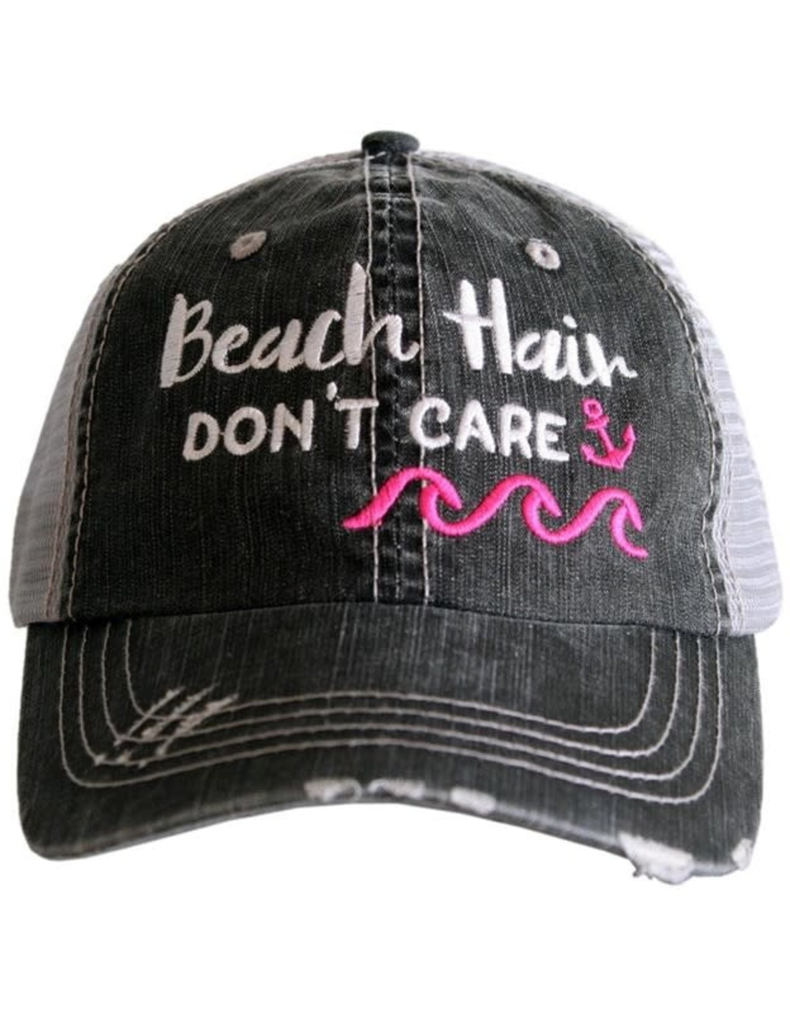 Hat-Beach Hair Don't Care Pink
