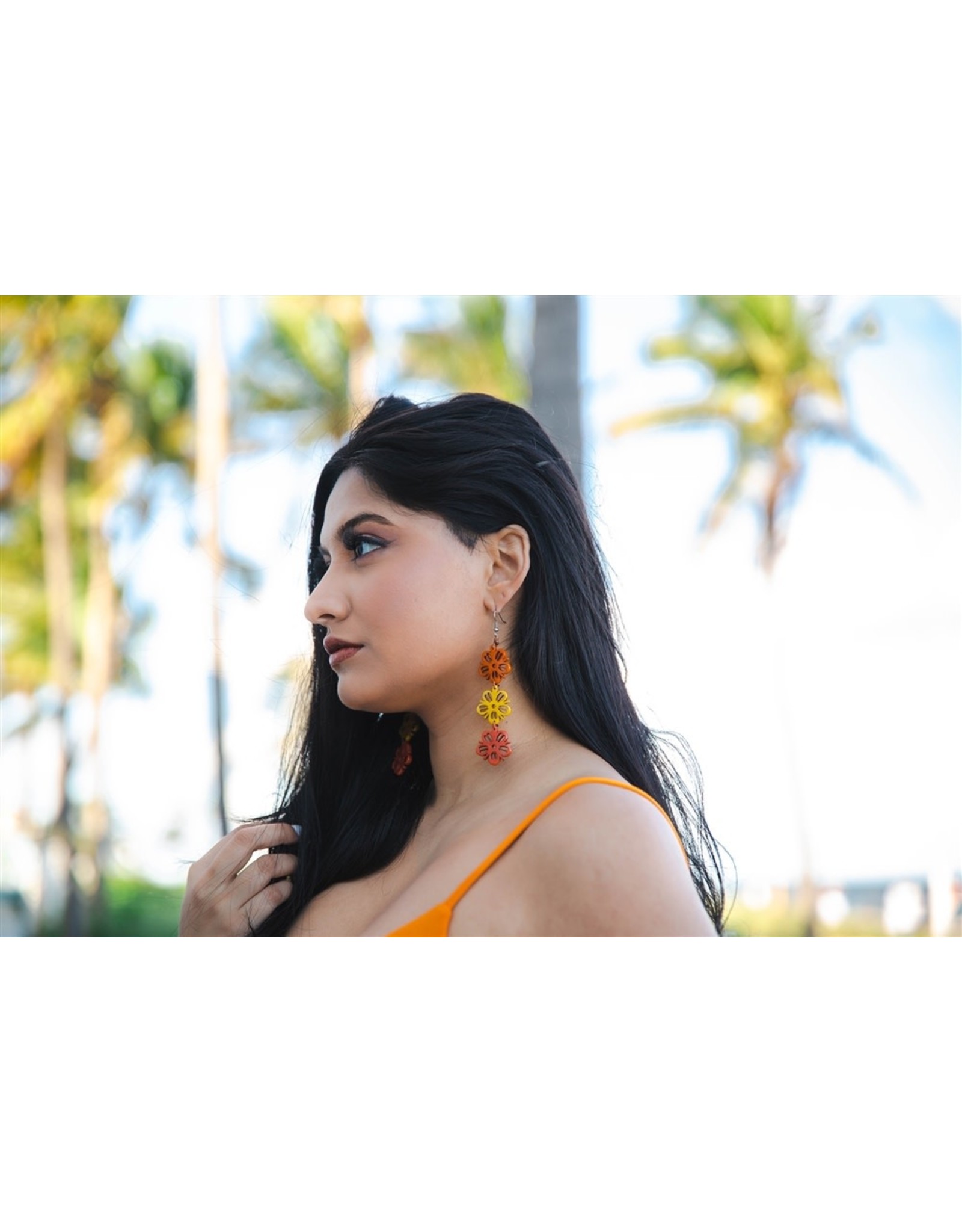 Tagua by Soraya Cedeno Amapola Earrings