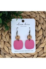 Nora Hot Pink Earrings