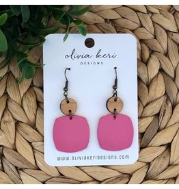 Nora Hot Pink Earrings