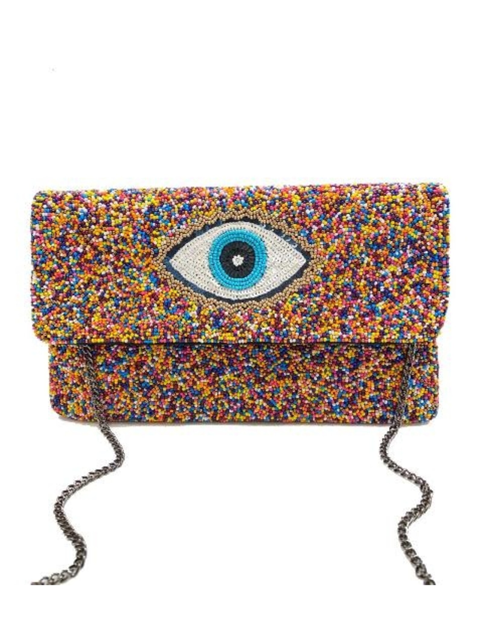 Beaded Clutch Evil Eye