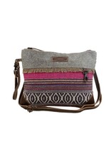 Cross Body- Laced Pink Small