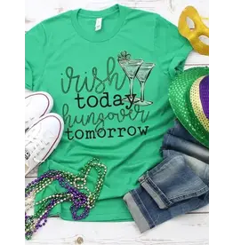 T-Shirt Irish Today Hungover Tomorrow