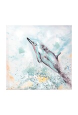 Wall Art - Dolphin Leaping 20x20