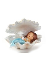 Mermaid in Clamshell w/ Pearl