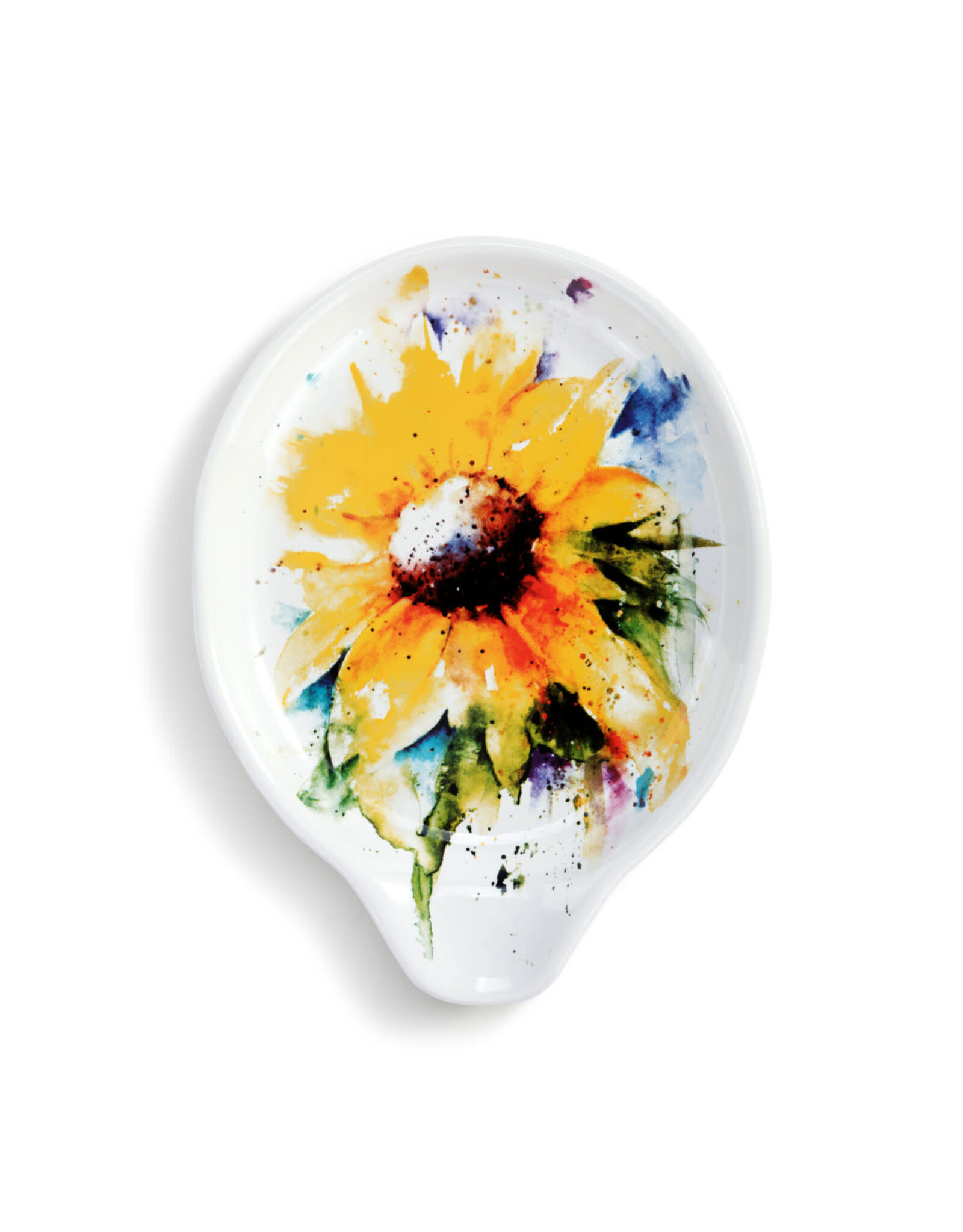 Spoonrest - Oval Sunflower